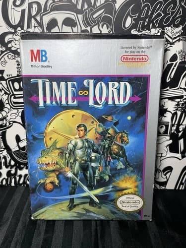 Nintendo NES Time Lord 1990 Complete In Box Very Good Conditon NEVER USED