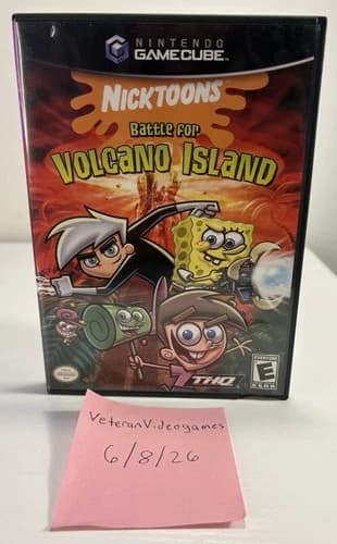 Nicktoons Battle for Volcano Island (Nintendo GameCube) CIB