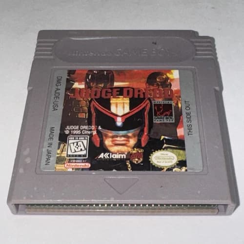 Judge Dredd Nintendo Game Boy Advance 1995 - Tested & Working