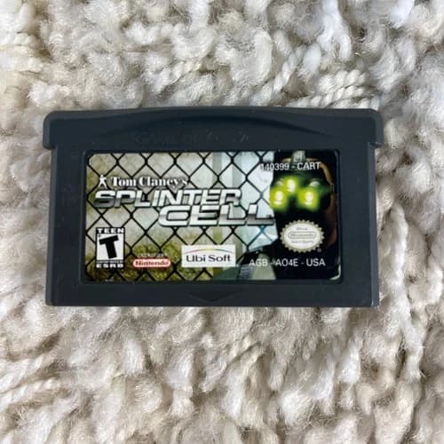 Tom Clancy's Splinter Cell (Nintendo Game Boy Advance, 2003) GBA Tested