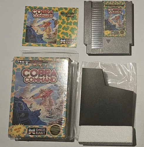 Cobra Command NES (cib) with all pictured inserts and manual