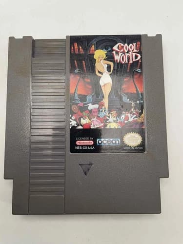 Cool World - Authentic- Cart Only - Nintendo NES Game Tested