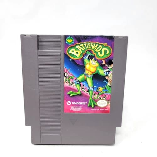 Battletoads NES (Nintendo Entertainment System, 1991) Authentic Tested Working