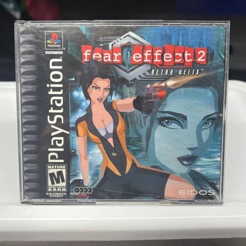Fear Effect 2: Retro Helix PlayStation PS1 CIB With Registration Slip Tested