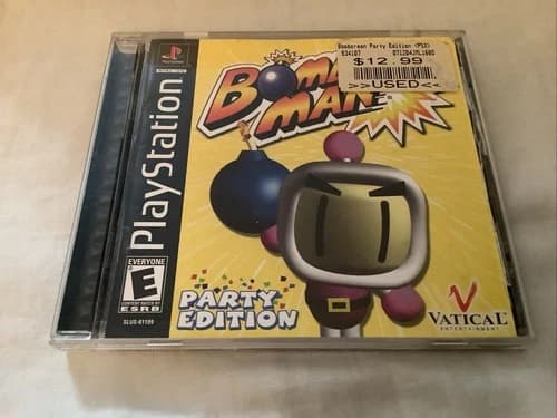 Bomberman Party Edition (PlayStation 1) - Complete - CD in Case w/Instructions