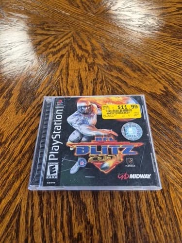 NFL Blitz 2001 Sony PlayStation PS1 Black Label Midway-CIB