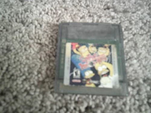 The Simpsons Night of the Living Treehouse of Horror Nintendo GameBoy Color