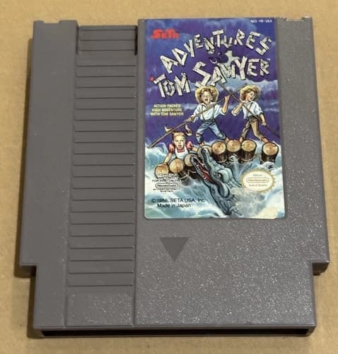 Nintendo NES The Adventures of Tom Sawyer (Cleaned, Tested & Working)