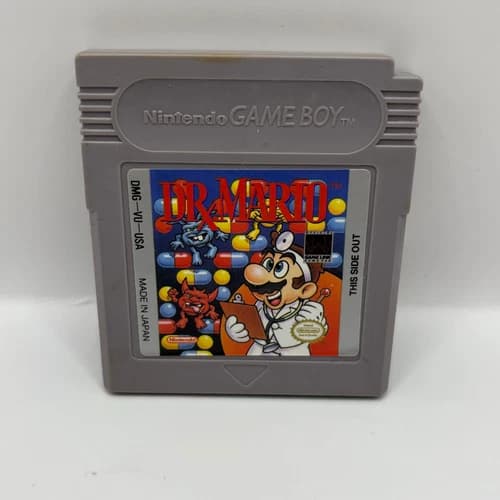 Dr. Mario (Nintendo Game Boy, 1990) Video Game Cartridge Tested Working!
