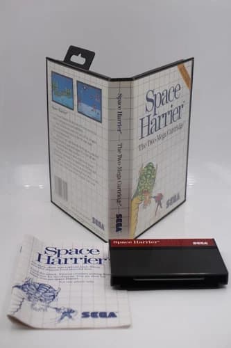 Space Harrier Sega Master System Complete CIB Manual Box game Tested!