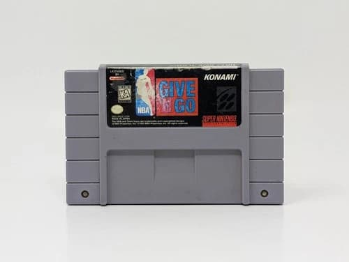 NBA Give 'N Go (Super Nintendo Entertainment System, 1995) - Cart Only
