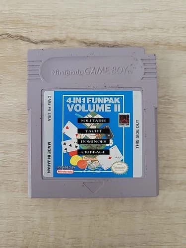 4 in 1 Fun Pak Volume 2 GameBoy - Cartridge - TESTED AND WORKING - Free Shipping