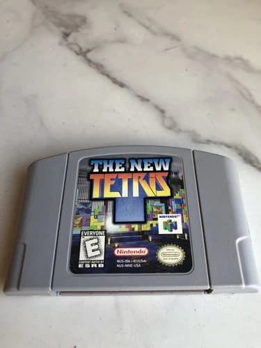 The New Tetris Nintendo 64 N64 1999 Cartridge Only Blockbuster Video Tested