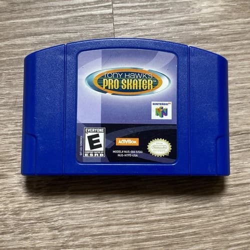 Tony Hawk's Pro Skater (Nintendo 64, 1999) N64 - Genuine Authentic - Tested
