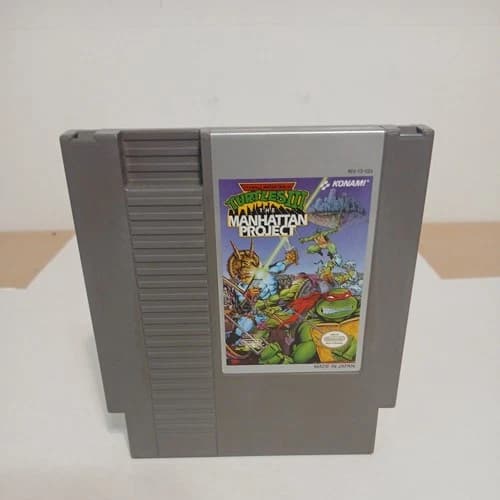 Teenage Mutant Ninja Turtles III 3: The Manhattan Project NES Nintendo Tested