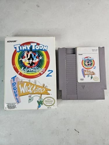 Tiny Toon Adventures 2: Trouble in Wackyland Nintendo NES CIB complete