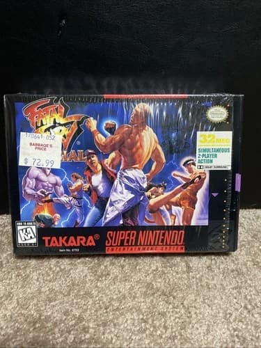 Fatal Fury Special Super Nintendo SNES. This Is CIB. Complete In Box .Tested