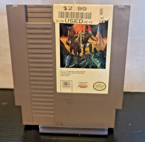 M.U.L.E. (MULE, Nintendo NES, 1990) Cartridge Only w/ Stickers- Combo Ship