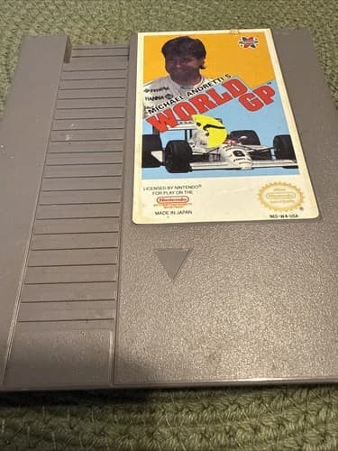 Michael Andretti’s World GP (Nintendo NES) 1990 - Tested - Working