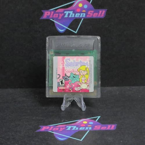 Sabrina The Animated Series Spooked Nintendo Game Boy Color - Cart Only Excel..