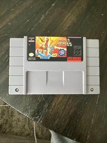 Super Nintendo SNES Game Only World Heroes
