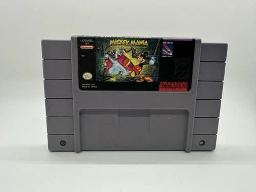 Mickey Mania The Timeless Adventures Of Mickey Mouse Nintendo SNES Authentic
