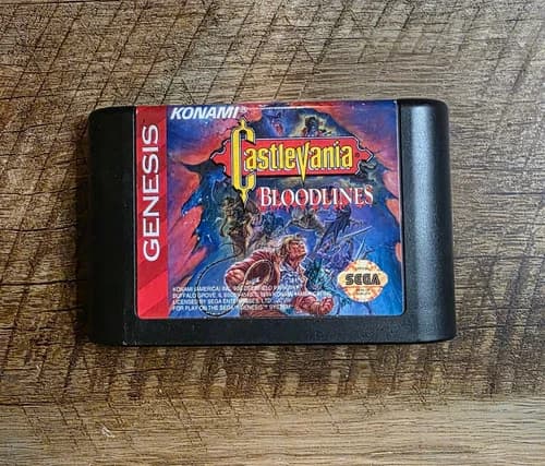 Castlevania: Bloodlines - Sega Genesis, 1994 - Tested, Works - Cart Only