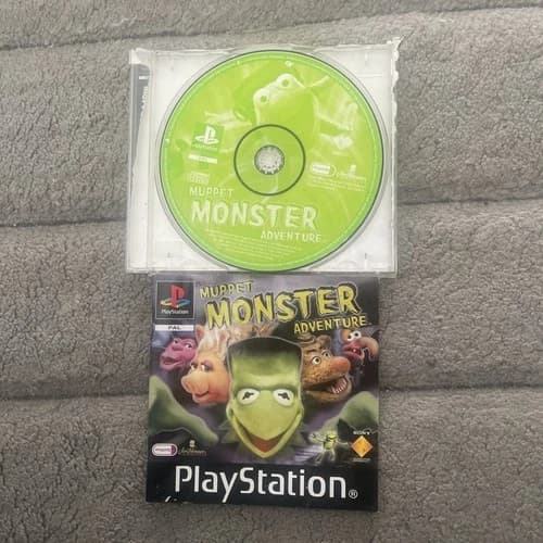 Video Game Muppet Monster Adventure Sony PlayStation 1 PS1
