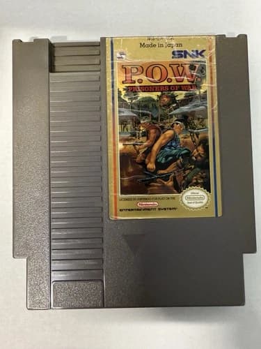 P.O.W.: Prisoners of War (Nintendo Entertainment System, 1989) NES, Tested