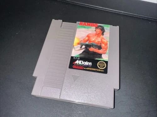Rambo (Nintendo NES, 1988) Cartridge Only Tested