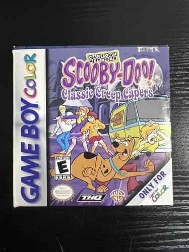 Scooby-Doo Classic Creep Capers Complete In Box Gameboy Color GBC Nintendo