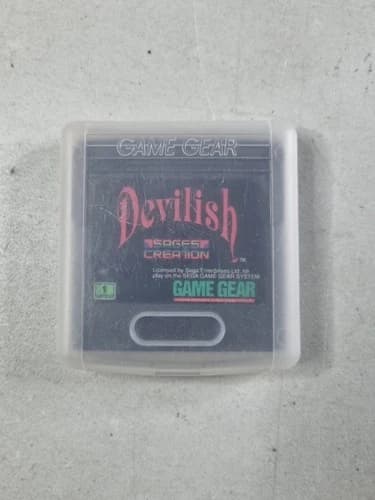 Devilish (Sega Game Gear, 1991) Authentic Cart Only