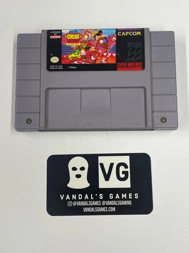 SNES - The Great Circus Mystery Mickey Minnie Super Nintendo Cart Only #2937