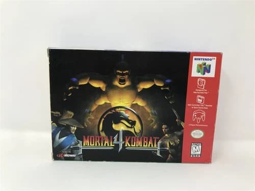 Mortal Kombat 4 - Nintendo 64 N64 - 100% Complete In Box CIB