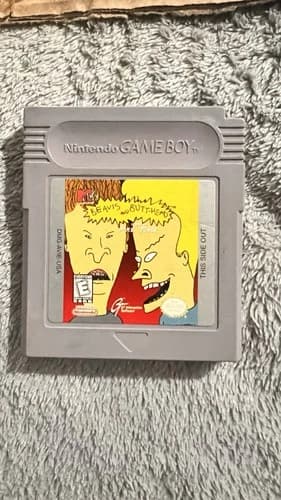 MTV's Beavis and Butt-head (Nintendo GameBoy, 1998) Game Only - Tested & Working