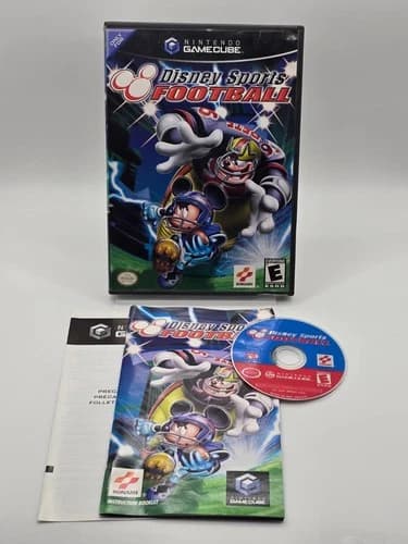 Disney Sports Football (Nintendo GameCube, 2002) CIB Tested