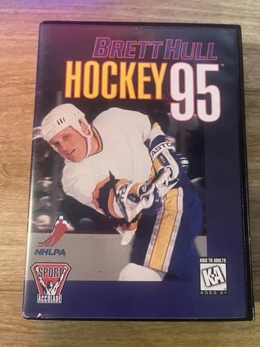 Brett Hull Hockey 95 (Sega Genesis) CIB Tested & Working