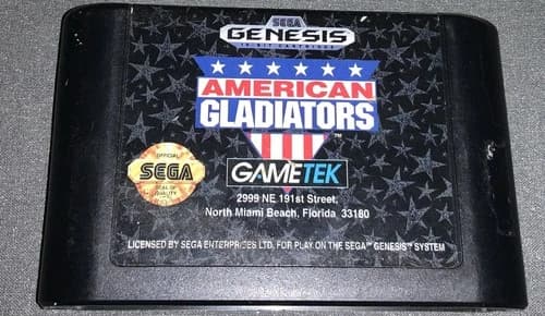 American Gladiators - Genesis ~ CLEANED ~ Tested ~#J422