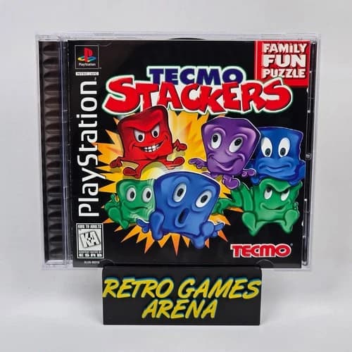Tecmo Stackers (PlayStation 1 PS1) CIB COMPLETE