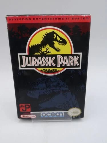 NES Nintendo - Jurassic Park - CIB Complete in Box w/ Manual Tested