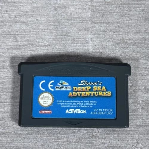 Shamu's Deep Sea Adventures Nintendo Game Boy Advance GBA Game - Cart Genuine