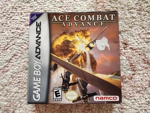 Ace Combat Advance W/ Manual Nintendo Game Boy GBA Flight Fight Simulation CIB