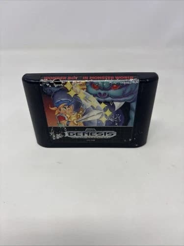 Wonder Boy in Monster World (Sega Genesis, 1991) Cartridge Only -free Ship