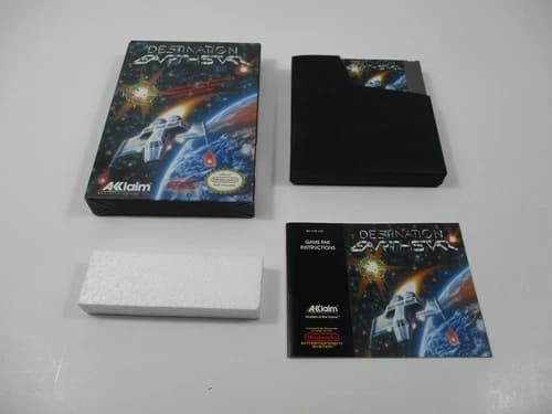 DESTINATION EARTHSTAR Nintendo NES Game Complete In Box Authentic!