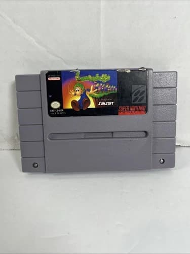 Super Nintendo SNES Lemmings Video Game Tested Working