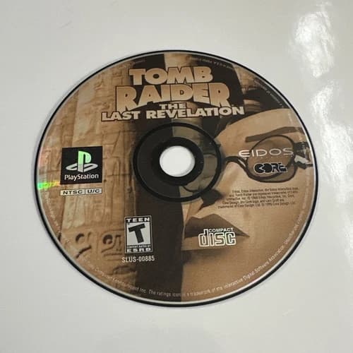 Tomb Raider: The Last Revelation (Sony PlayStation, PS1) Disc Only - Tested