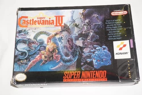 Super Castlevania IV 4 (Super Nintendo SNES) Complete in Box CIB