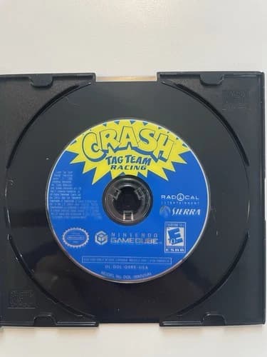 Crash Tag Team Racing for Nintendo GameCube Disc Only Tested Working