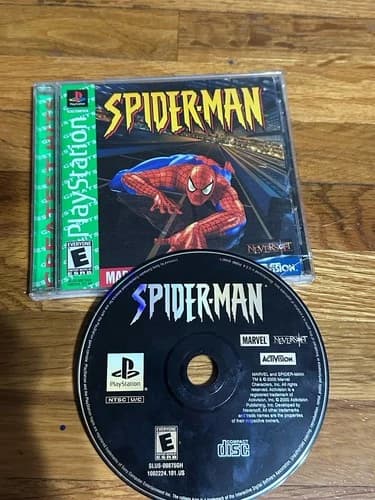 Spider-Man Greatest Hits 2000 Sony PlayStation PS1 CIB