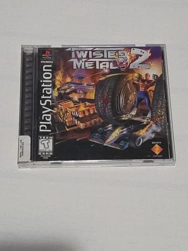 Twisted Metal 2 - Black Label - Sony PlayStation 1 - PS1 - Complete In Box